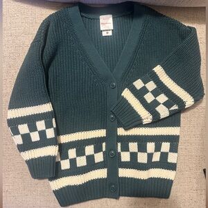 Hanna Andersson Checker Cardigan - 4/4T